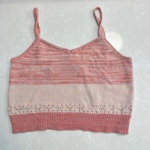 NWT BCBGeneration Cropped Knit Tank Top